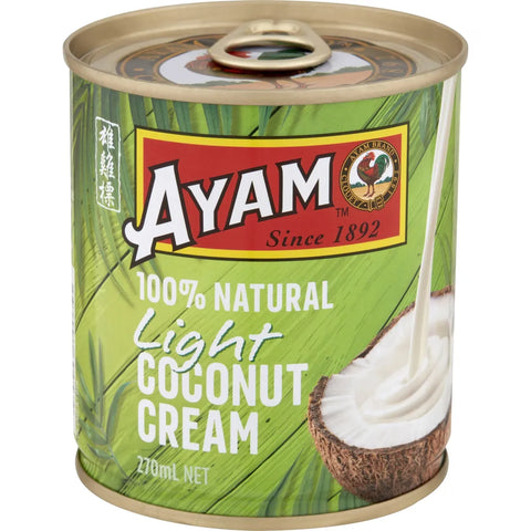 Ayam 100% Natural Light Coconut Cream 270ml