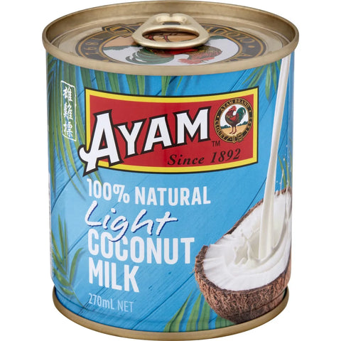 Ayam 100% Natural Light Coconut Milk 270ml