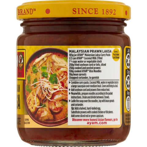 Ayam Malaysian Laksa Curry Paste 185g