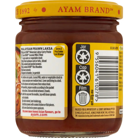 Ayam Malaysian Laksa Curry Paste 185g