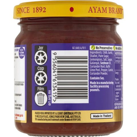 Ayam Thai Panang Curry Paste 195g