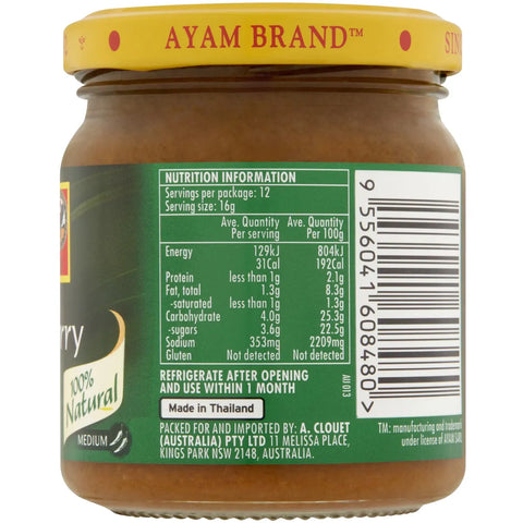 Ayam Thai Green Curry Paste 195g