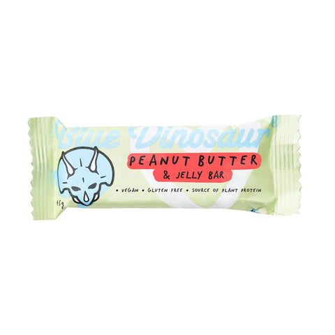 Blue Dinosaur Vegan Protein Bar Peanut Jelly 45g