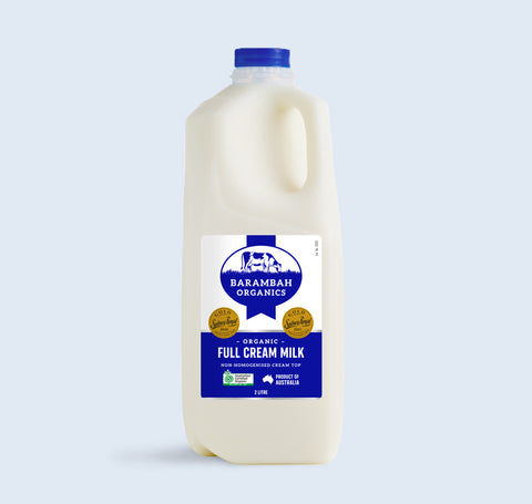 Organic Full Cream Milk 2L