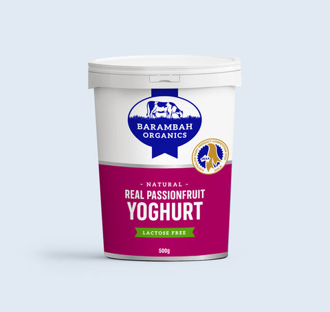 Organic Real Passionfruit Yoghurt 500g