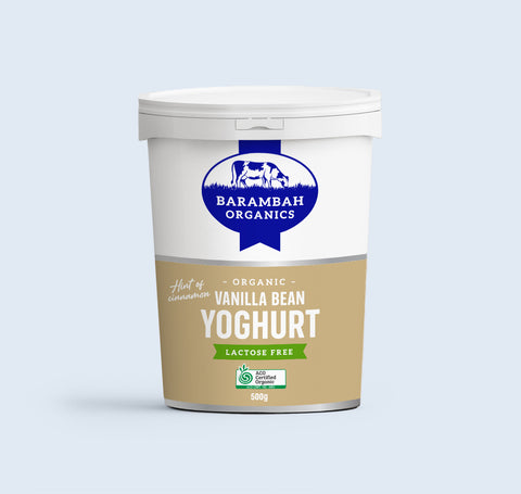 Organic Vanilla Bean Yoghurt 500g