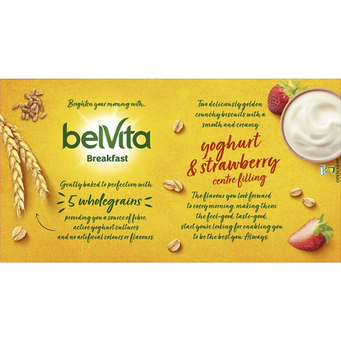 belvita yogurt and strawberry