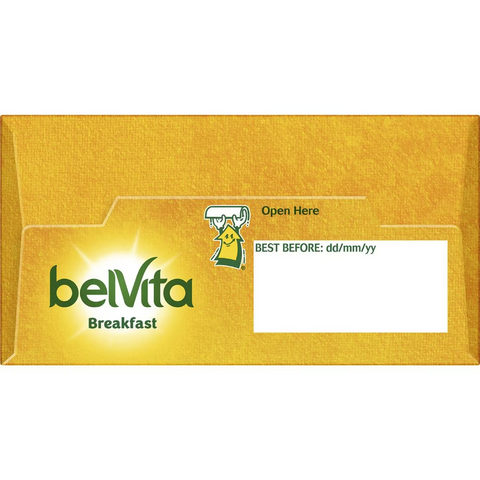 BelVita Fruit & Fibre Breakfast Biscuits 300g – a balanced source of fiber and wholegrains with a fruity twist.