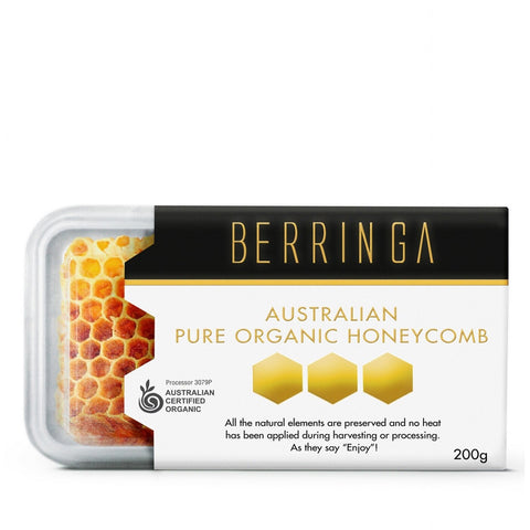 Berringa Australian Pure Organic Honeycomb 200g