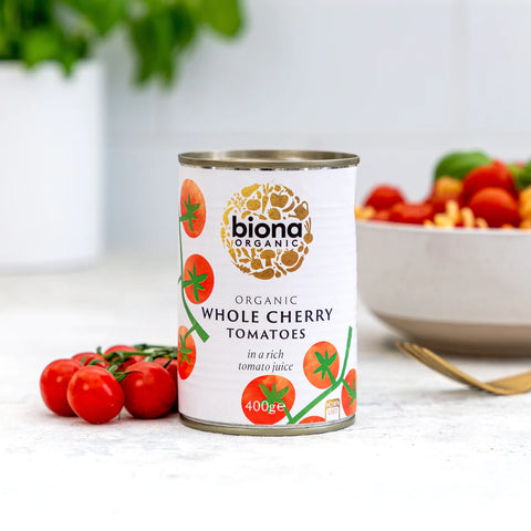 Biona Organic Whole Cherry Tomatoes - 400g