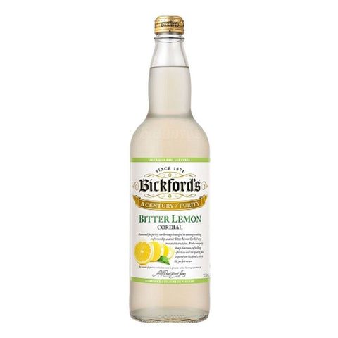 Bickford's Bitter Lemon Cordial 750mL