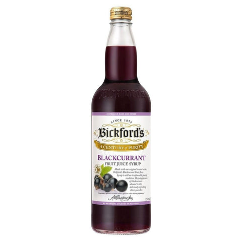 Bickford's Blackcurrant Cordial 750mL