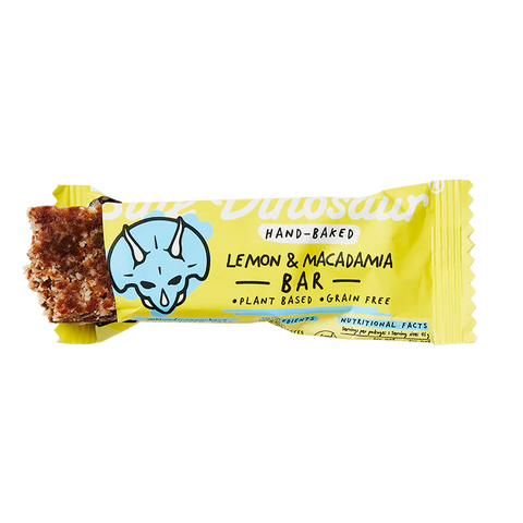 Blue Dinosaur Bar Lemon & Macadamia 45g