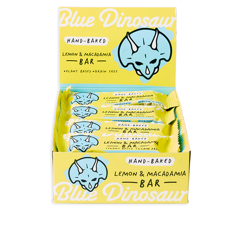 Blue Dinosaur Bar Lemon & Macadamia 45g