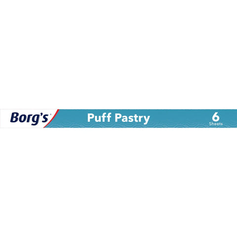 Borg's Puff Pastry Original 6 Sheets 1kg