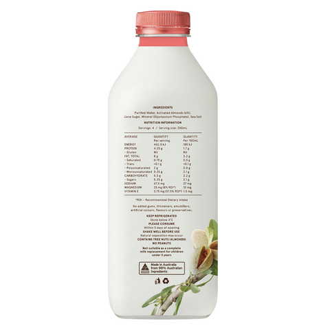 Barista Activated Australian Almond Milk 1L