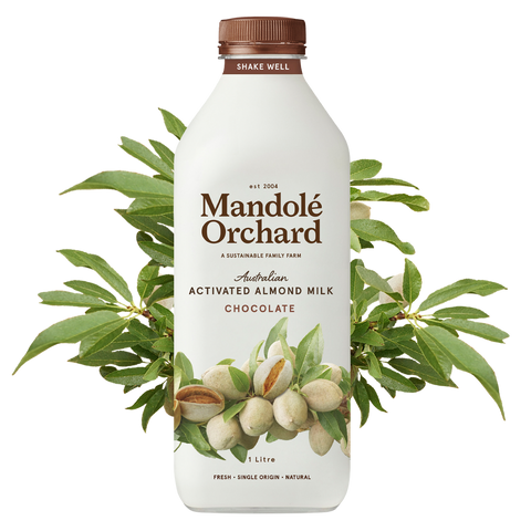 Chocolate Activated Australian Almond Milk 1L