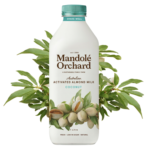 Coconut Activated Australian Almond Milk 1L