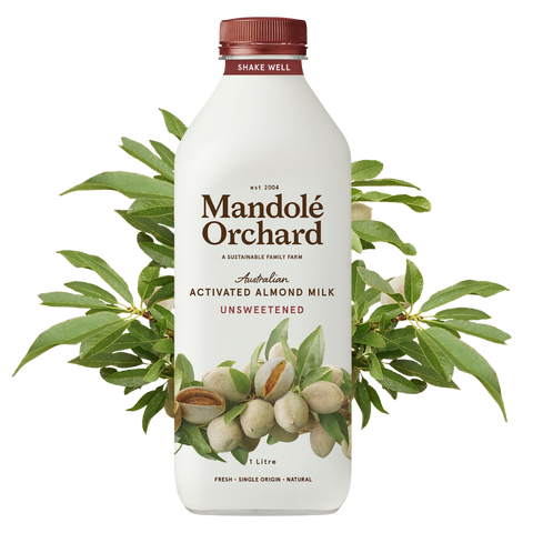 Unsweetened Activated Australian Almond Milk 1L