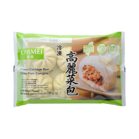 Chi Mei Frozen Cabbage Bun 390g - 6 Pieces