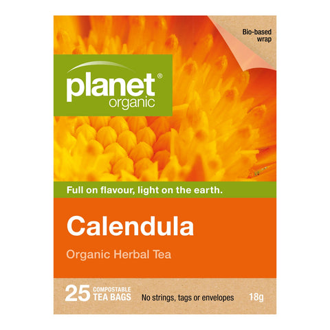 Planet Organic Calendula Herbal Tea | 25 Tea Bags