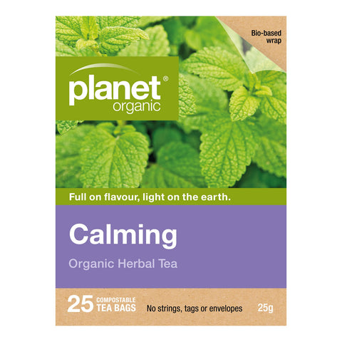 Planet Organic Calming Herbal Tea | 25 Tea Bags