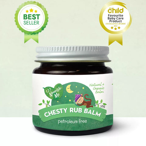 123 Nourish Me Organic Chesty Rub Balm 50g