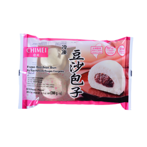 Chi Mei Frozen Red Bean Bun 390g - 6 Pieces