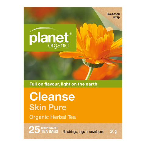 Planet Organic Cleanse Skin Pure Herbal Tea | 25 Tea Bags