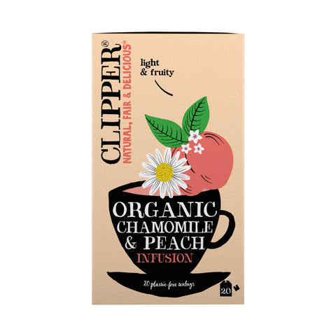 Clipper Organic Chamomile & Peach x 20 Tea Bags