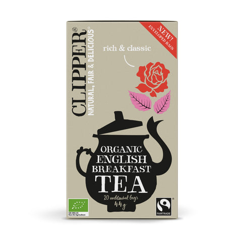 Clipper Organic English Breakfast Tea  20 Tea Bags