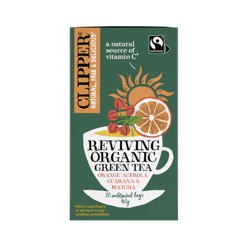 Clipper Reviving Organic Green Tea x 20 Tea Bags