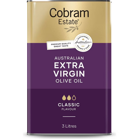 Cobram Estate Extra Virgin Olive Oil 3L – Fresh & Award-Winning Australian Olive Oil"