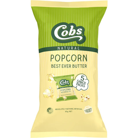 Cobs Natural Popcorn Best Ever Butter 5 Pack