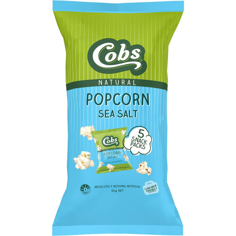 Cobs Natural Popcorn Sea Salt Multipack 5 Pack