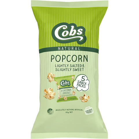 Cobs Popcorn Lightly Salted Slightly Sweet  5 Pack