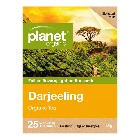 Planet Organic Darjeeling Herbal Tea | 25 Tea Bags