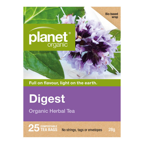 Planet Organic Tea Digest Herbal Tea | 25 Tea Bags