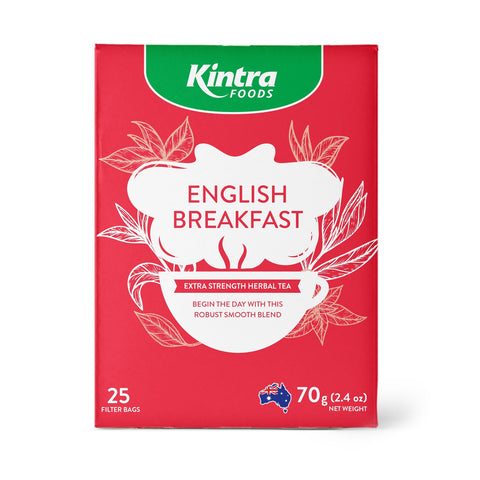 Kintra Foods English Breakfast Tea - 25 Filter Bags