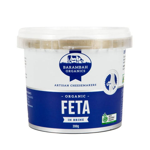 Barambah Organic Feta in Brine - 200g