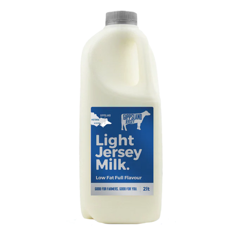 Gippsland Jersey Light Milk  2L