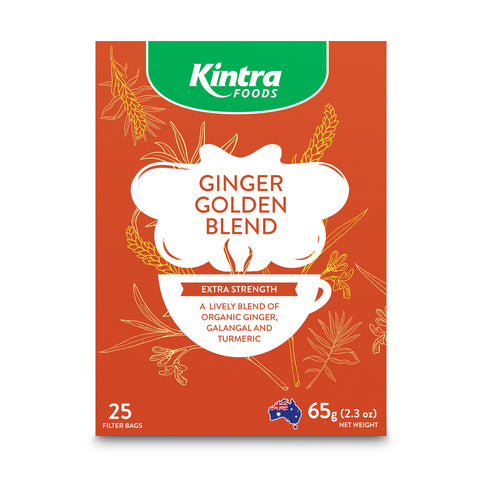 Kintra Foods Ginger Golden Blend Tea - 25 Filter Bags