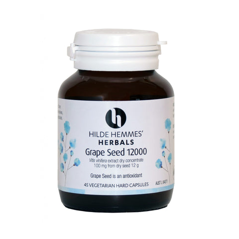 Hilde Hemmes' Herbals Grape Seed 12000 – 45 Capsules