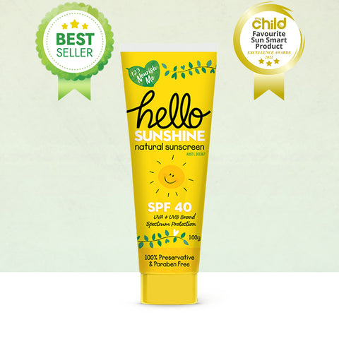 123 Nourish Me Hello Sunshine Natural Sunscreen 100g