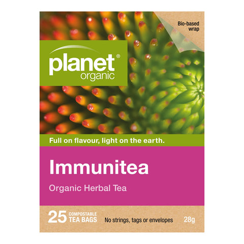 Planet Organic Immunitea Herbal Tea | 25 Tea Bags