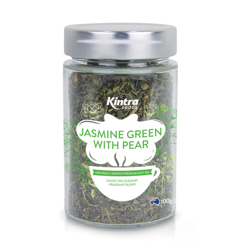 Kintra Foods Jasmine Green With Pear - Loose Leaf 100g