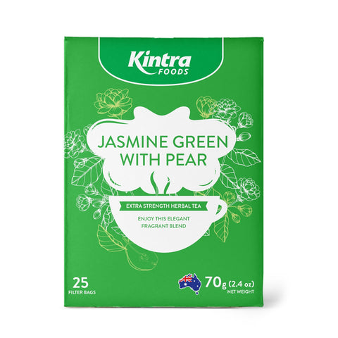 Kintra Foods Jasmine Green With Pear - 25 Filter Bags