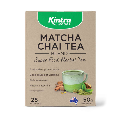 Kintra Foods Matcha Chai Tea - 25 Tea Bags