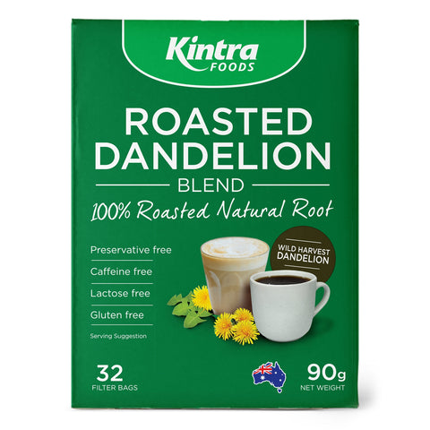 Kintra Foods Roasted Dandelion Blend - 32 Filter Bags