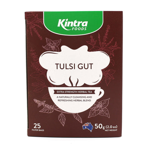 Kintra Foods Tulsi Gut Tea - 25 Tea Bags